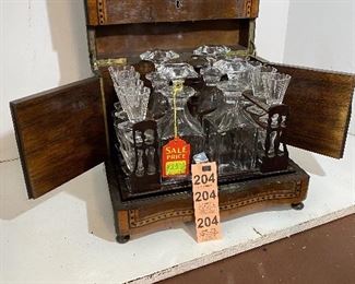 Antique French Baccarat set