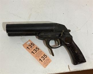 Luftwaffe double barrel flare pistol LN24483