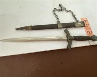 German FW Holler Solingen Luftwaffe dagger