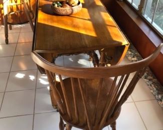 SOLD Heywood Wakefield “Old Colony”  Circa 1930s, Braced Windsor Chairs 