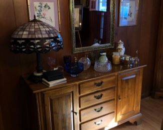 #5 SOLD Ethan Allen sideboard/ server
*1/3 matching pieces purchased together circa 1950's 