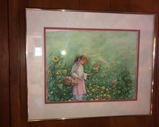 Original watercolor painted by Jeanne Barker. 
1 of a series of 2 