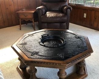 Char-pit coffee table