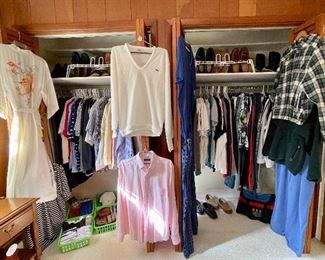Men’s Clothing, Shoes & Accessories: Vintage - Modern, All in Excellent Condition
BRANDS: Polo Ralph Lauren, YSL, Adidas, Coach, Sperrys, Nike, Johnston & Murphy, Nunn Bush, Lord & Taylor, Chaps, Club Room, Joseph A. Bank, Michael Kors, English Squire, Patagonia, Austin Reed, Hart Shaffner & Marx, Tommy Hilfiger, Izod, etc. 
LOCATION: Twin Bedroom