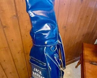 Vintage Miller Golf bag, 
gorgeous Marine Blue Moc-Croc. 
In excellent like new condition. 