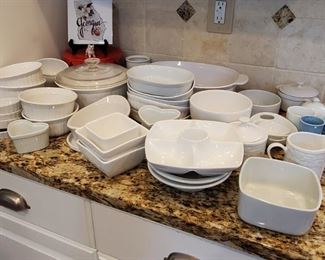 White Serving Dishes