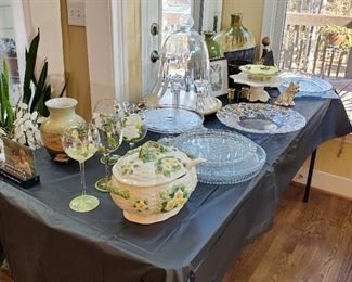 Cloche, platters and more