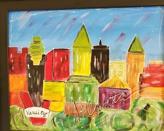 Atlanta Skyline Artwork