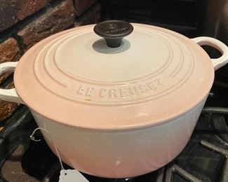 BUT SHE KNEW THE QUALITY OF LE CREUSET COOKWARE - SOUP TONIGHT?