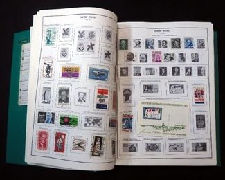 H. E. Harris Senior Statesman World Stamp Album With Over 250 US & International Stamps