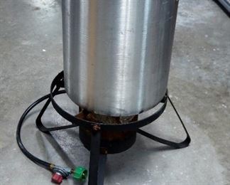 Propane Cooker Includes Aluminum Pot, And Basket