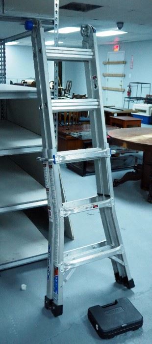 Werner Aluminum Multi Use Ladder, Model MT-13, 300lb Capacity