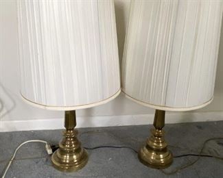 Set of matching lamps.