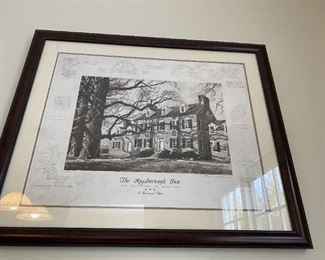 Framed print of The Rosborough Inn.