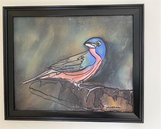 Painting of bird.