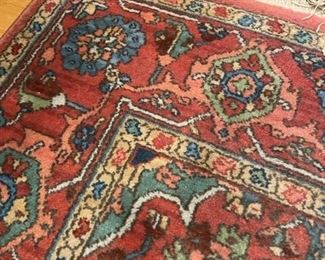 9' x 5' 5" Karastan rug (dog not for sale!).