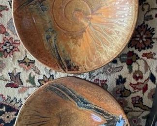 Handmade bowls.