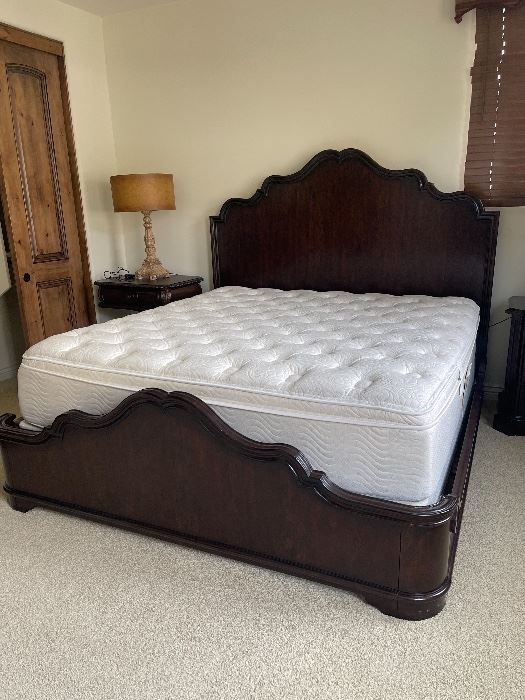 Ts Berry king bed and mattress