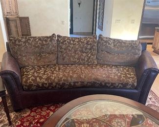 Leather custom sofas