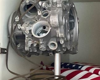 Lamp made from a jet Fuel Piece - industrial - striking