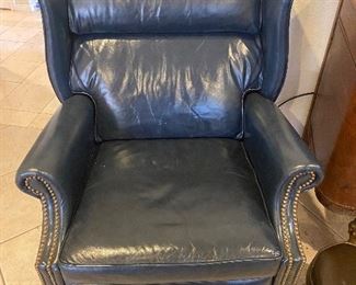 Nice leather Navy recliner