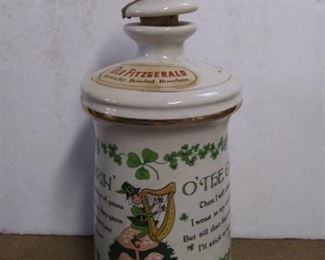 1968 Old Fitzgerald Porcelain Whiskey Decanter