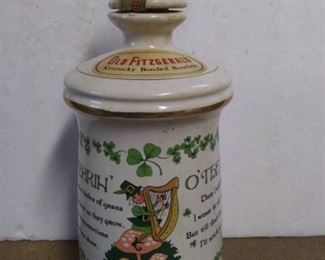 1968 Old Fitzgerald Porcelain Whiskey Decanter