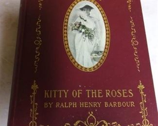 1904 1st Edition Presumed Kitty of The Roses by Ralph Henry Barbour, Condition VG for age