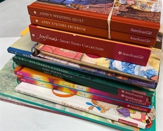 https://www.ebay.com/itm/125045112050	HS8022 The American Girl Books (14) - Addy Wedding Guilt, Addy Studies Freedom, Josefina's Short Story Collection, Kit's Friendship Fun, Samantha's Friendship Fun, Meet Kaya, Oh Brother… Oh Sister, Kit Learns a Lesson a school Story, The Minstrel's Melody, Meet Felicity, Very Funny Elizabeth, Nicki, Thanks to Nicki, Fun with your Doll, Hairstyles, Crafts & More, the Fest that I can Be,		Offer	 $39.99 
