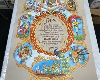 https://www.ebay.com/itm/125118375578	Rex 1997 Proclamation Lithograph New Orleans Mardi Gras Krewe Favor		BIN	99.99
