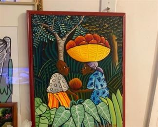 Price: $350. Signed Francis Paraison. Oil painting on canvas. 20 X 15 inches. He was a Haitian painter. His painting Three Tigers in the Moonlight is part of the Huntington Museum of Art Haitian art collection. Francis Paraison's work has been offered at auction multiple times, with realized prices ranging from $100 USD to $12,974 USD, depending on the size and medium of the artwork.