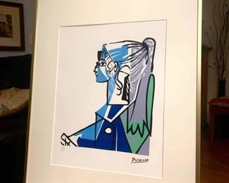Price: $150. Pablo Picasso "Sylvette" Limited edition artwork. 16 X 20 inches.