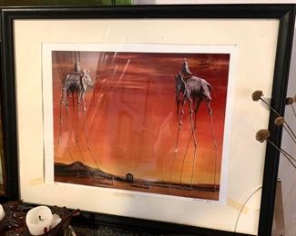 Price:$120. Salvador Dali "Elephants". Limited edition artwork.