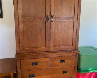 WOODEN ARMOIRE