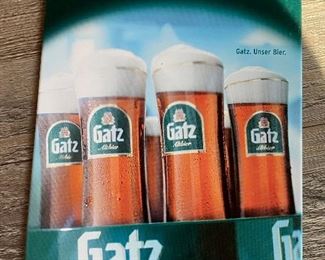 GATZ BEER METAL SIGN