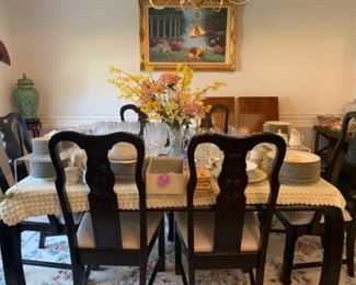 Asian dining room set
