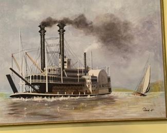 Painting of JM White