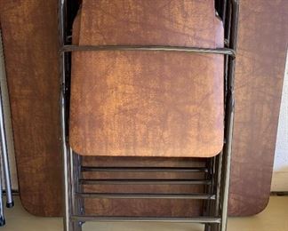 Vintage Card Table and Chairs