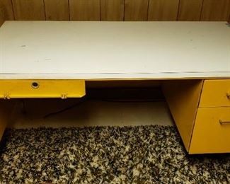 Vintage Metal Desk. Available for pre-sale. For more information, please contact us at contactmvp@moorevaluepros.com