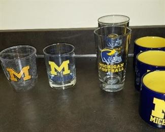 University of Michigan Glassware