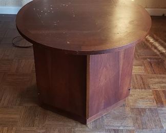 Mid-Century Lane Table with Storage