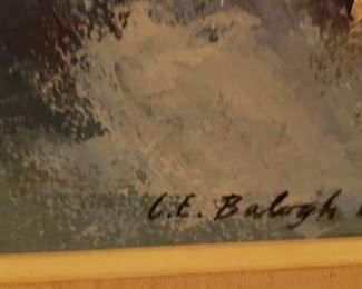 Original Artwork signed by Charles E. Balogh