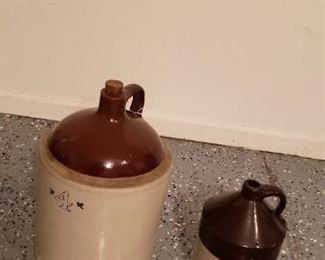 Clay Jugs #4 and One Gallon
