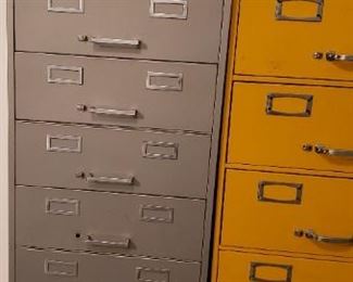 Vintage 8 drawer card file cabinet.