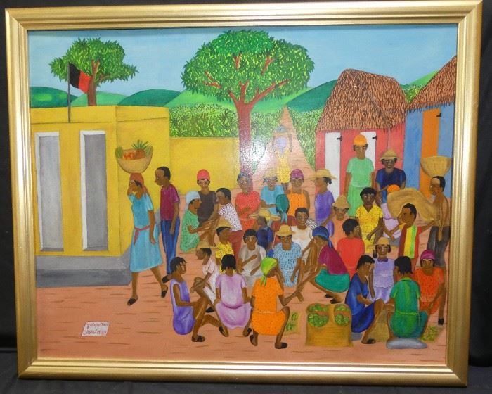 Haitian Market by Yves Jean René
