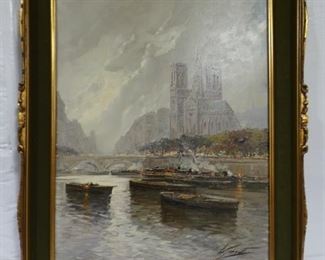 2 Bridges & Skies of Paris - Notre Dame & London