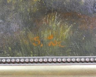 Mountain Scene by S. Lee