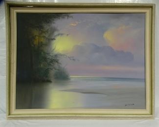 Large Ocean Scene by John Baker Smith