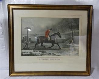 Equestrian "A Pleasant Ride Home" Print