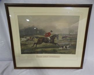 Equestrian "Get Away Forrard" Print